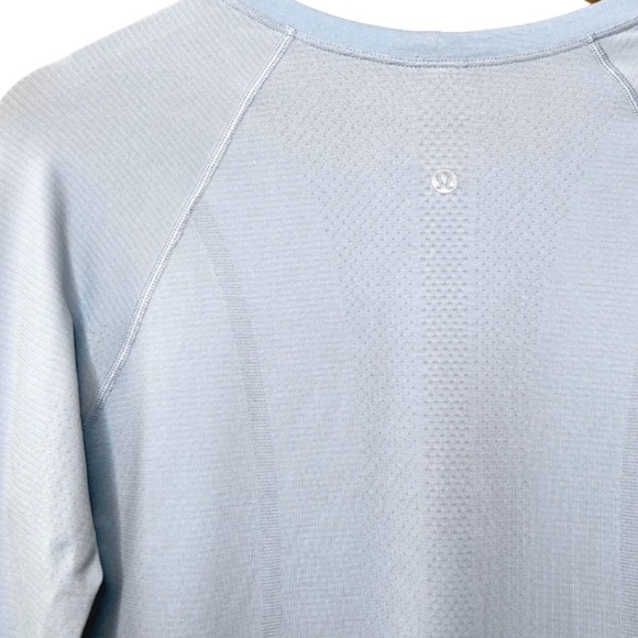 Lululemon Swiftly Tech Long Sleeve Shirt Cool Breeze Thumbholes Women's Size 10 - Picture 8 of 9